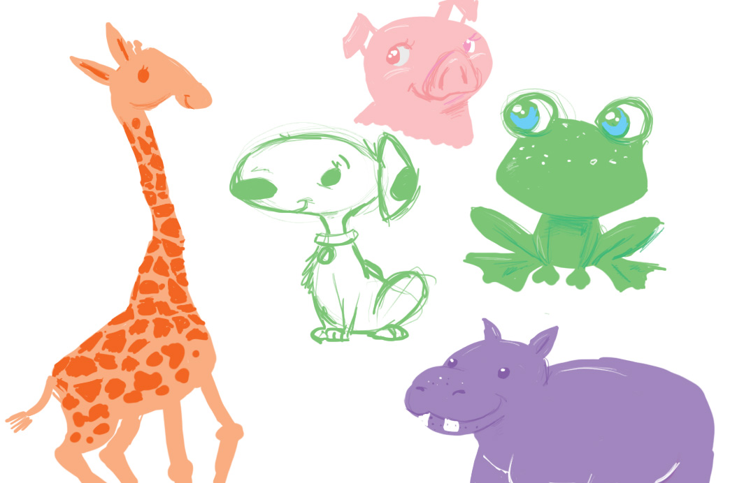 cute animal doodles by Eeni on deviantART