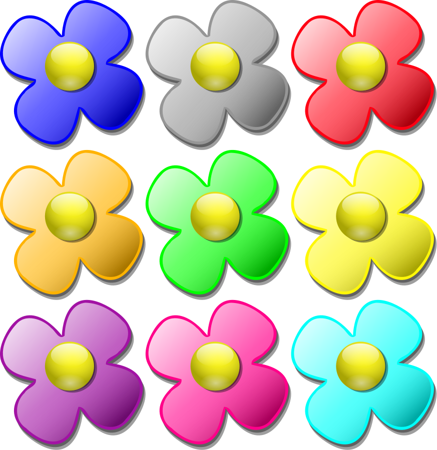 Game marbles flowers Clipart, vector clip art online, royalty free ...