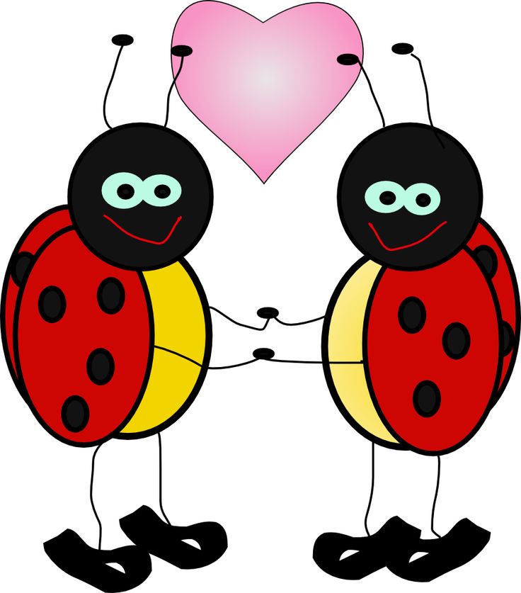 lady bugs - love bugs clip art #cute | Insects | Pinterest