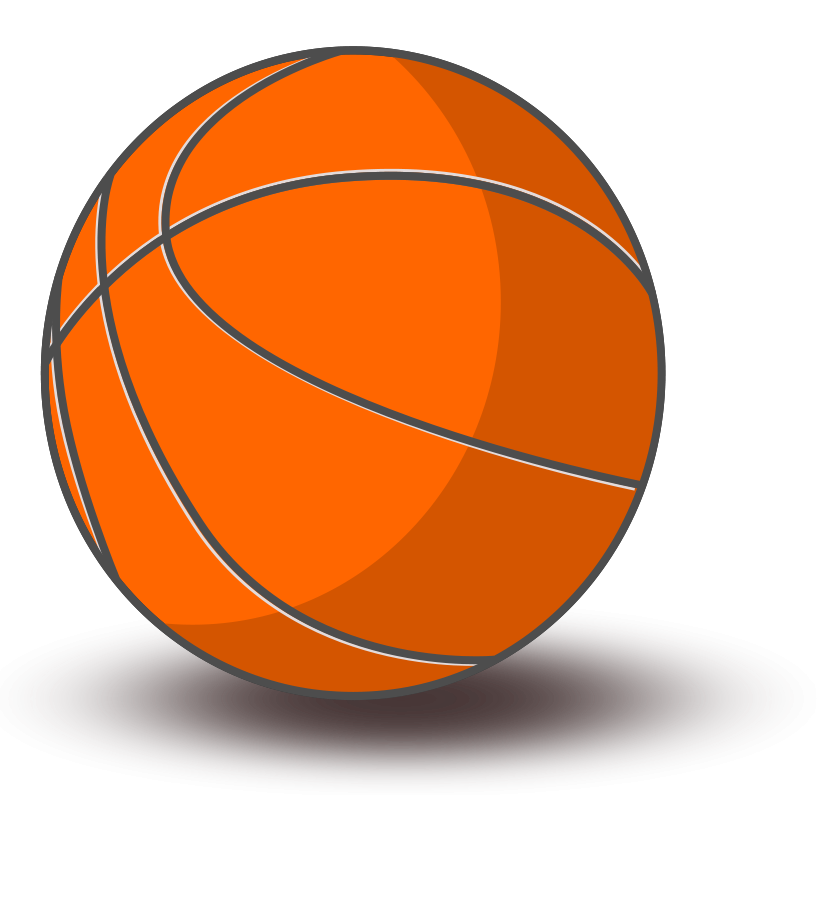 Basketball small clipart 300pixel size, free design - ClipartsFree