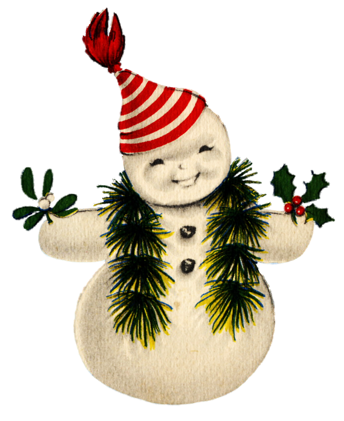 Vintage Snowman | Vintage Snowmen | Pinterest - Cliparts.co