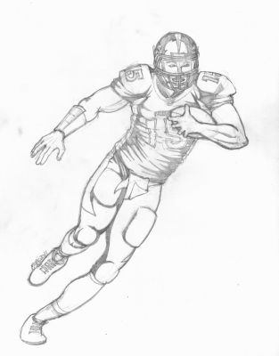 Paul's Gallery - Football Drawings/Tim Tebow, Chicago Bears at ...