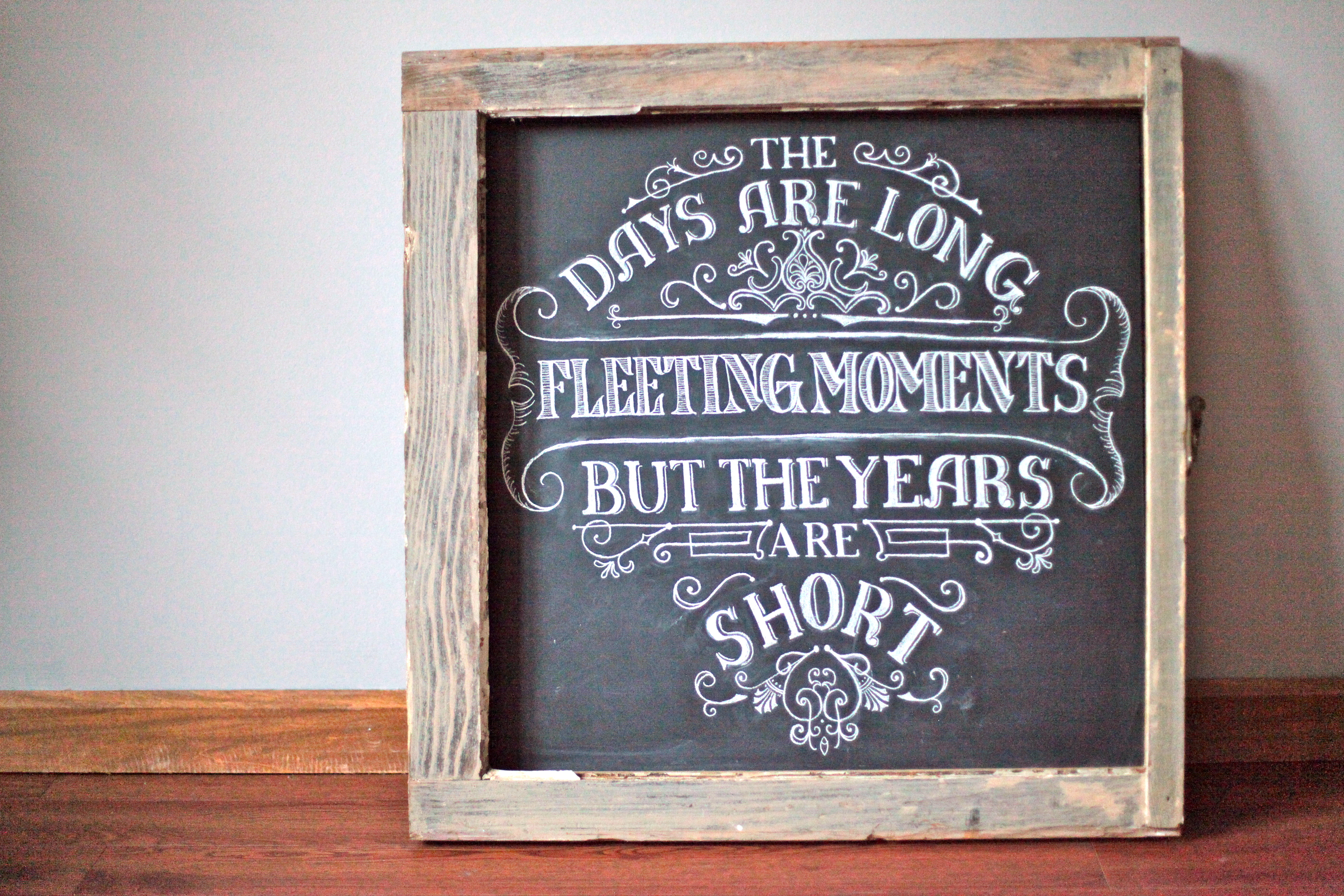 Creating Chalkboard Art: A Time Lapse Video | Callie Anna