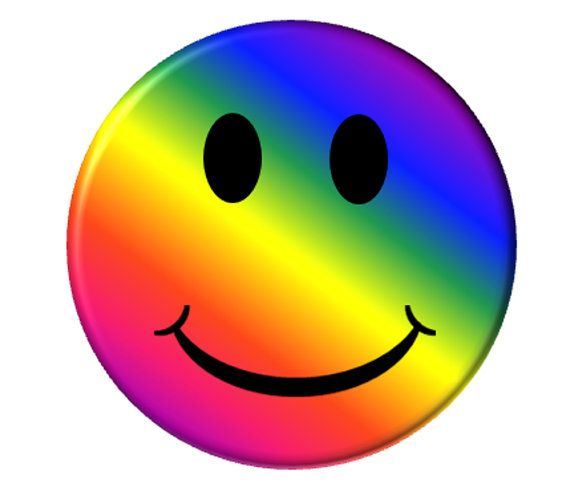 Rainbow Smiley Faces | Rainbow Smiley Face Pocket Mirror Happy ...