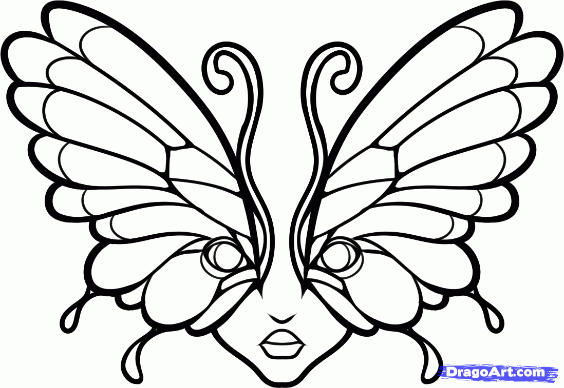 How to Draw Tattoo Butterfly Eyes, Step by Step, Tattoos, Pop ...