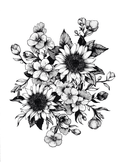flower drawings •