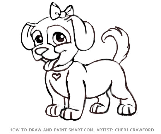 Cute Dog Pencil Drawing | Viralnova