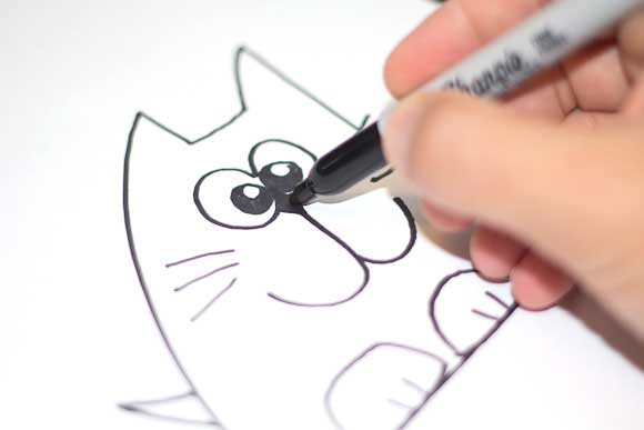 How To Draw A Cat - Art for Kids Hub