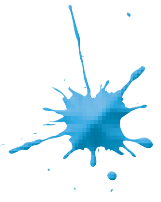 Light Blue Paint Splatter Clipart - Free Clip Art Images