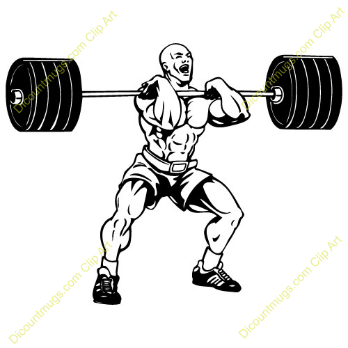 Weight Lifting Bar Clip Art Clipart - Free Clipart