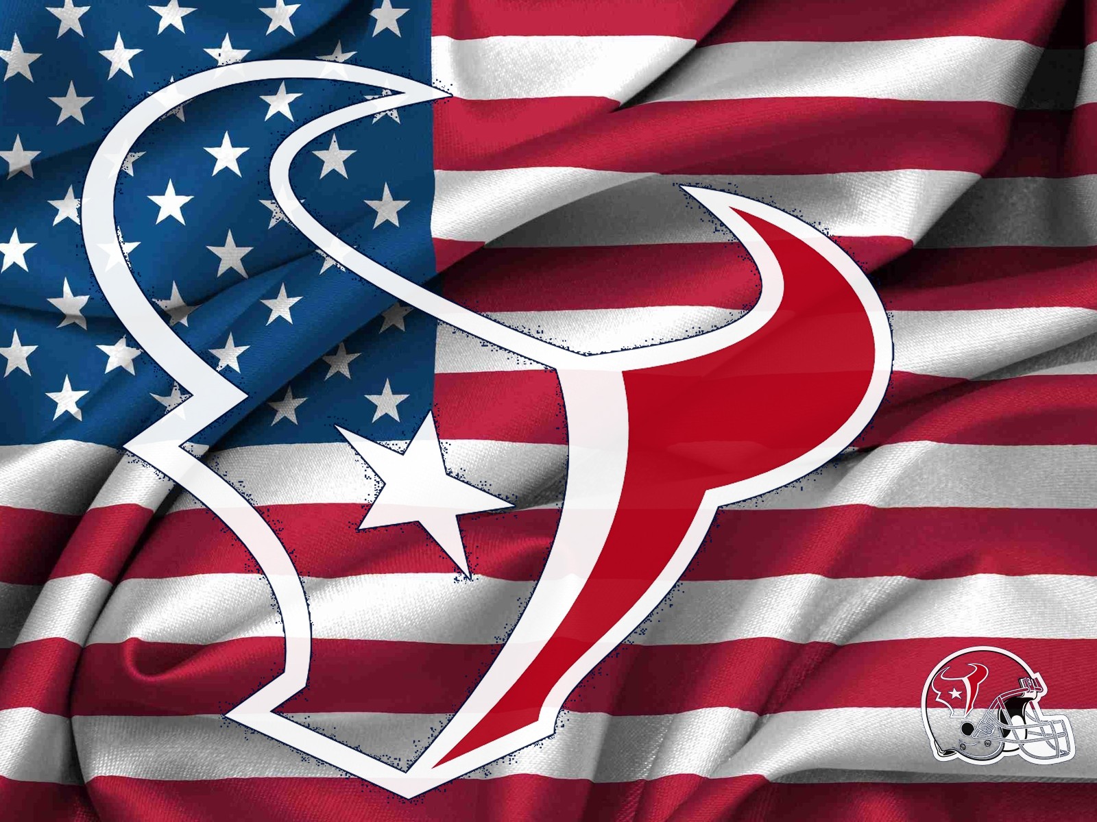 NFL Houston Texans Logo On USA Flag 1600x1200 DESKTOP NFL ...