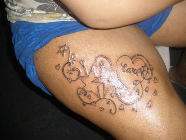 Heart and Stars Tattoos - Designs and Ideas