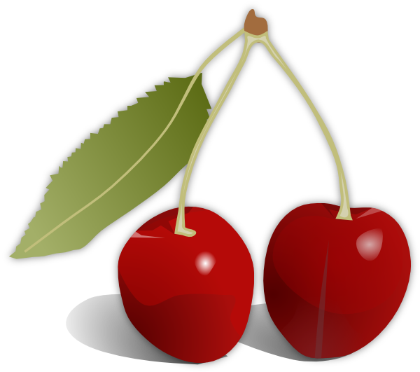 Cherries Clip Art at Clker.com - vector clip art online, royalty ...