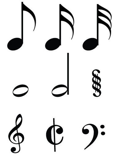 Musical Notes Vector Free Download - ClipArt Best