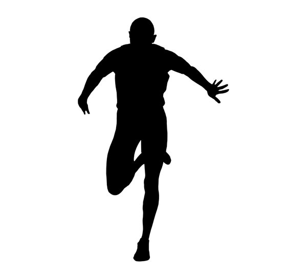 Silhouette of runner | Free stock photos - Rgbstock -Free stock ...