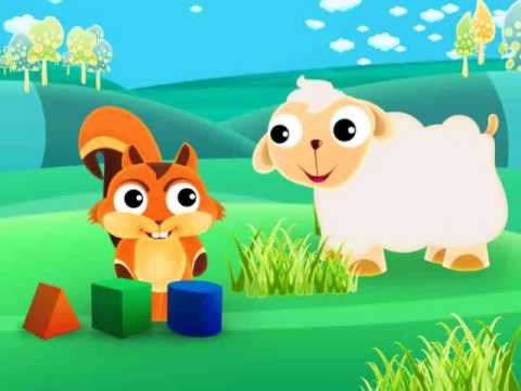 Cartoon squirrel animation for babies - YouTube