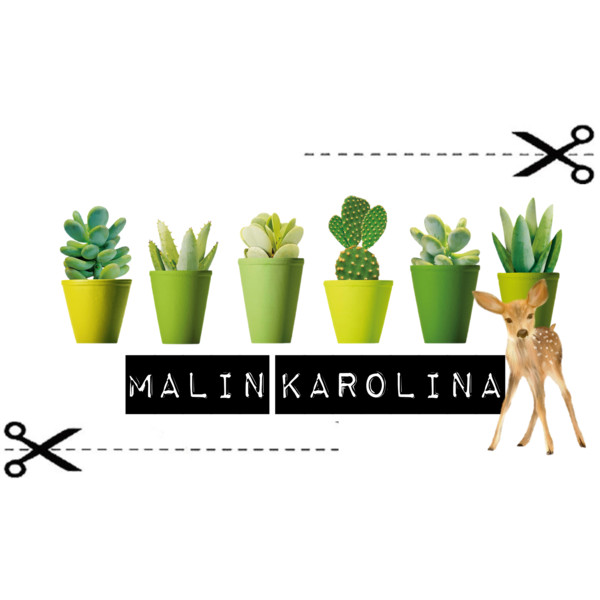 cactus bambi malin karolina clip art - Polyvore