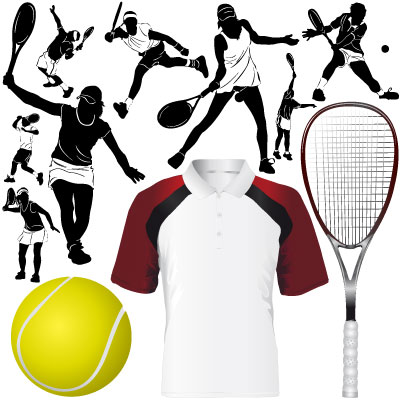 free collection_of_tennis vector graphics | Free Vector Graphics
