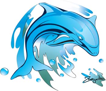 Dolphin Free Vector / 4Vector