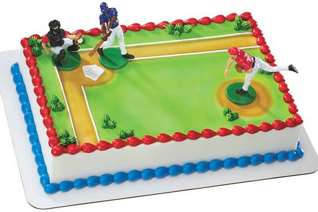Baseball Cake Pick | thec10