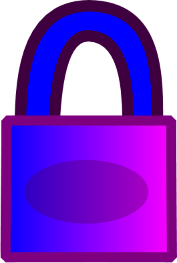 encrypt lock icon button iconset toolbar - vector Clip Art