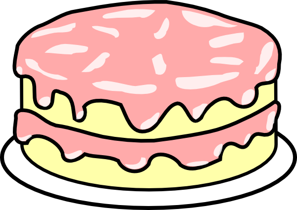 eatingrecipe.com Pink Cake Clip Art