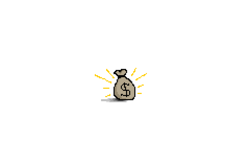 Money Bag - Make Pixel Art. - Cliparts.co