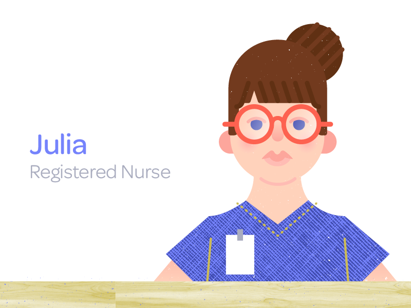 Dribbble - Registered Nurse by Joshua Gille