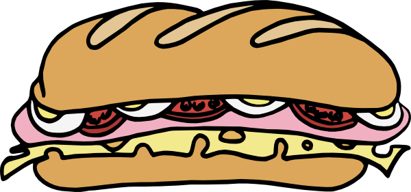 Sandwich clip art - vector clip art online, royalty free & public ...