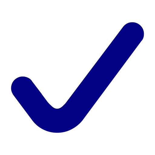 Navy blue check mark 6 icon - Free navy blue check mark icons ...