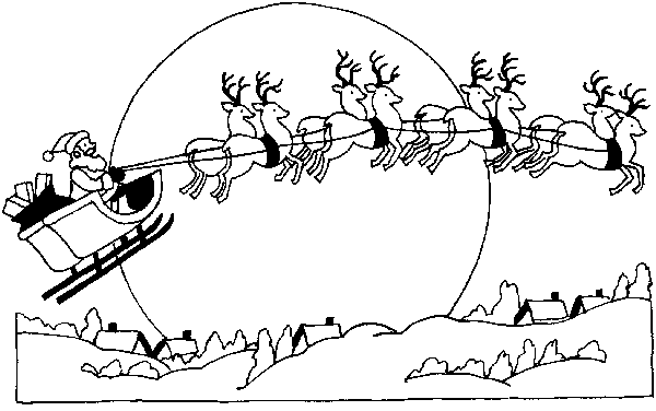 santa sleigh clipart free - DriverLayer Search Engine
