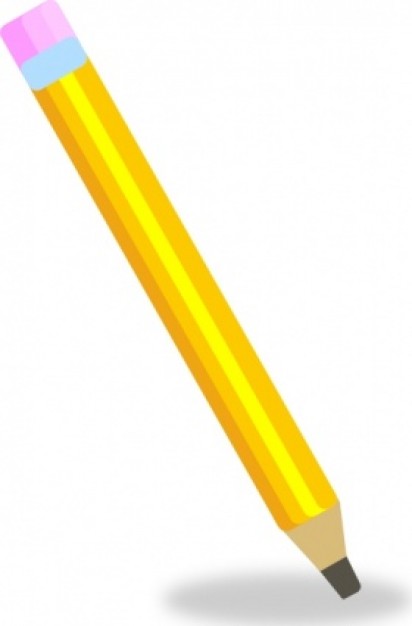 Yellow Pencil Vector Vector | Free Download - Cliparts.co