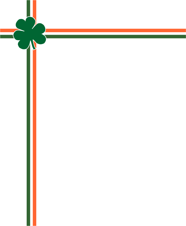 Irish Border Art, Free St. Patrick's Day Frame Graphics