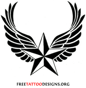 Star Tattoos | Shooting Stars and Nautical Star Tattoo Designs