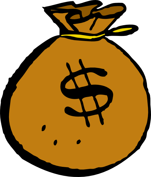 Money Bag clip art Free Vector / 4Vector