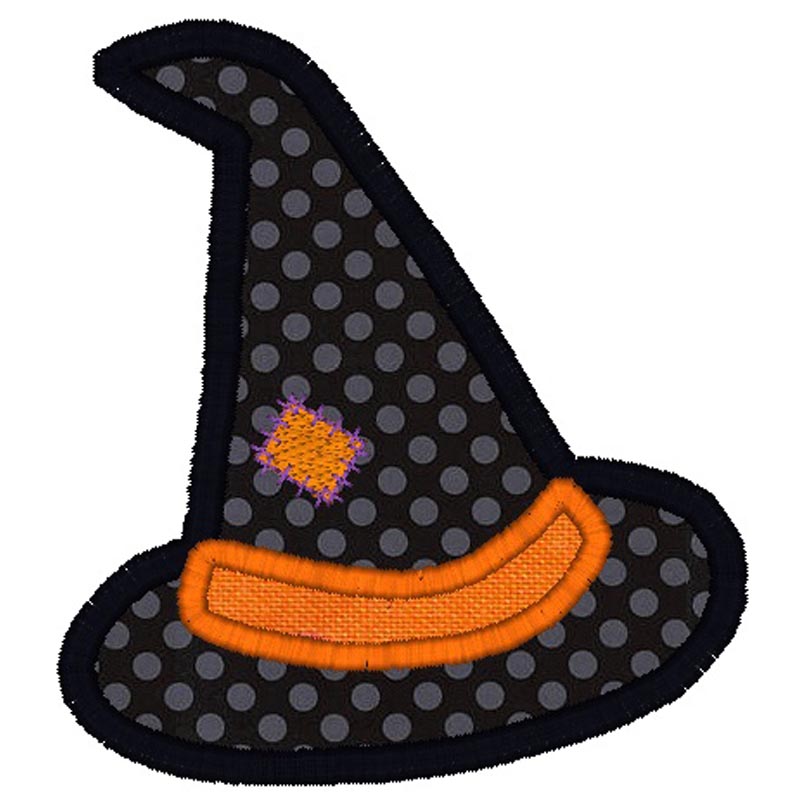 witch hat - Halloween Appliques