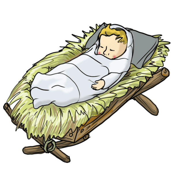 Pictures Of Baby Jesus In The Manger - ClipArt Best