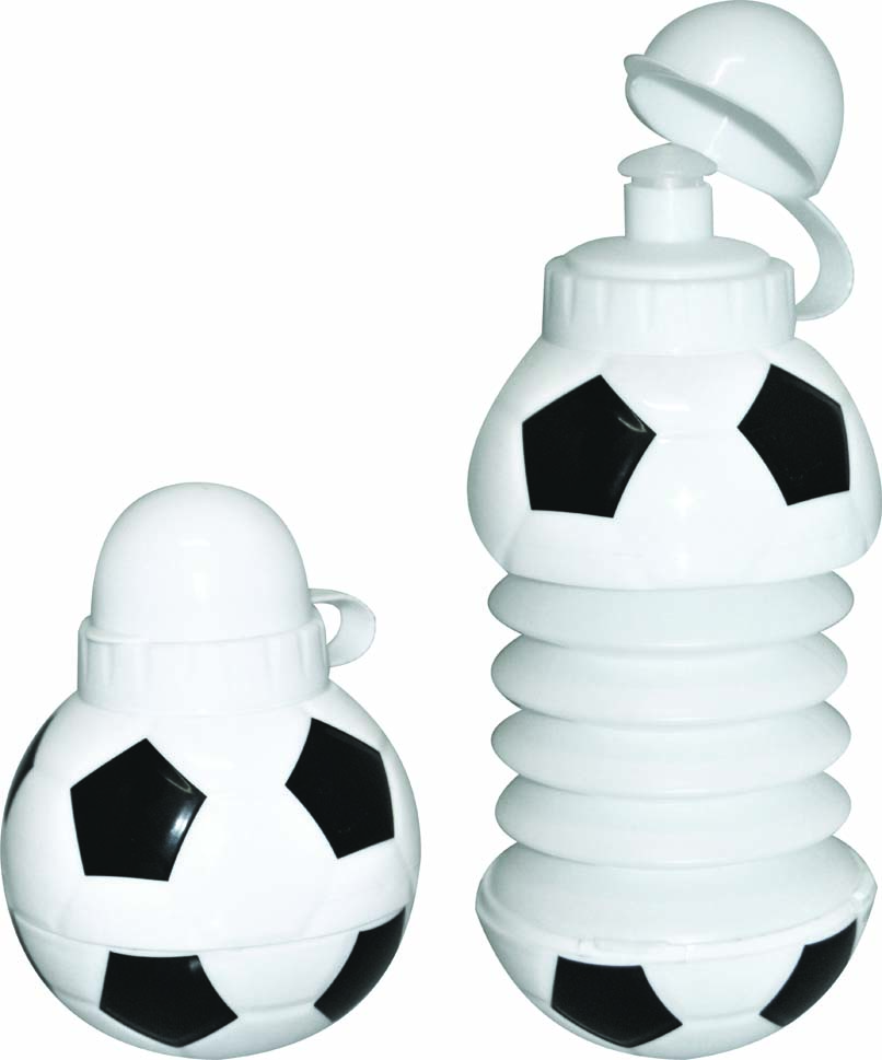 Presence. black and white expandable soccer ball