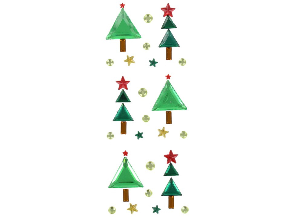 The Paper Studio Christmas Tree Gemstone Stickers Shop Hobby Lobby