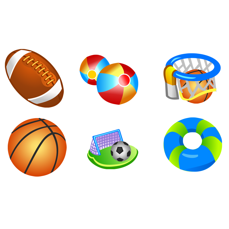 Vector for free use: Free Vector Sport Icons