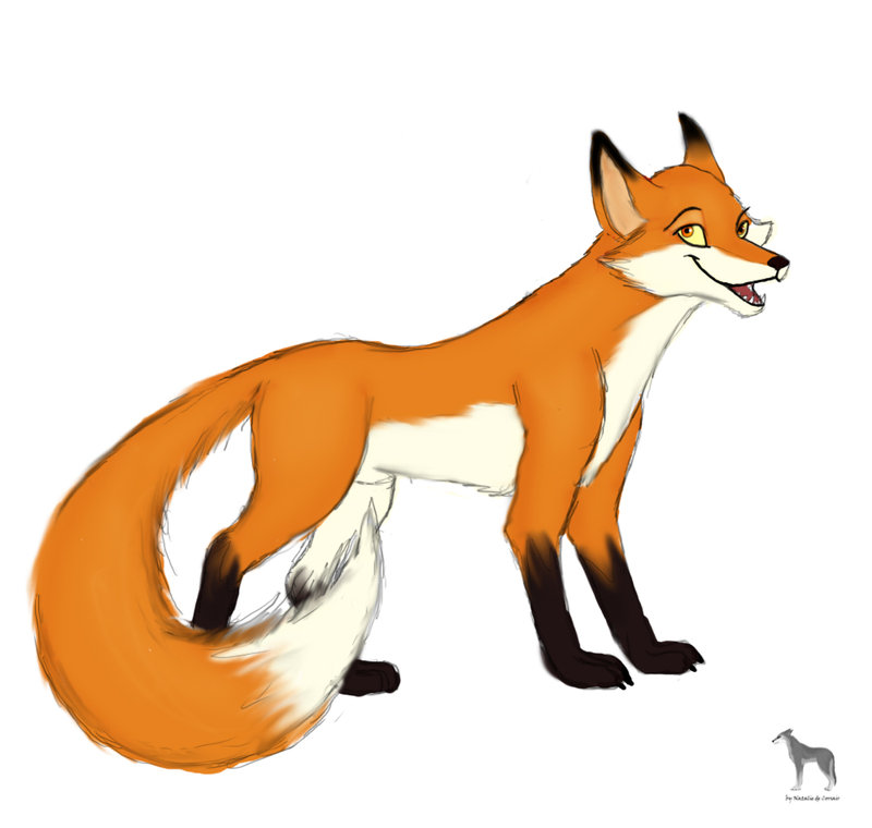 Cute Fox Cartoon HD Wallpaper For Desktop Background - Beraplan.com