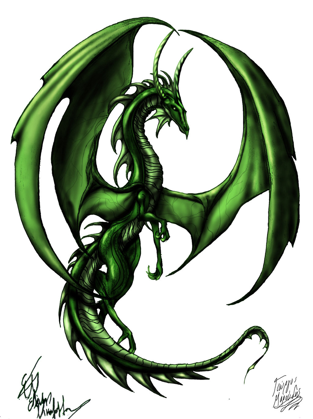 deviantART: More Like Green Dragon by KabaMaroudis
