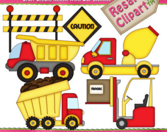 Popular items for construction clipart on Etsy