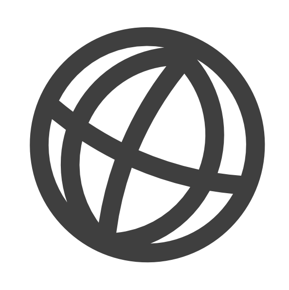 Black Globe Logo - ClipArt Best