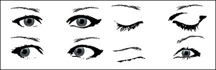 People eye vector material package - Download free Other vectors