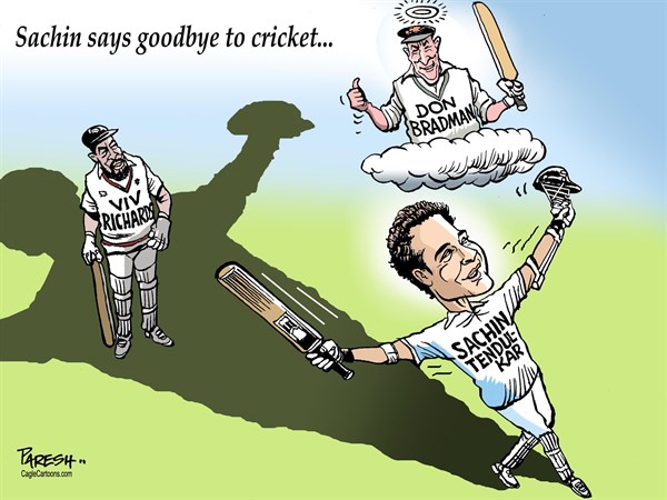 SACHIN Goodbye to CRICKET Cartoons