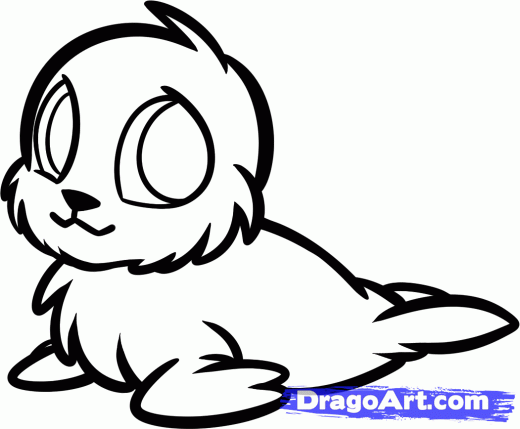 Cute Baby Animal Coloring Pages Dragoart - Gallery