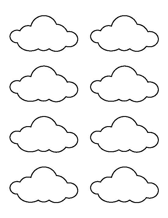 Small Cloud Template | patterns & templates for Kinds | Pinterest