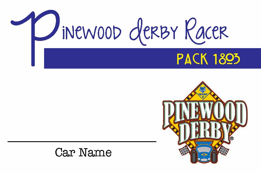 Larcie Bird: Pinewood Derby