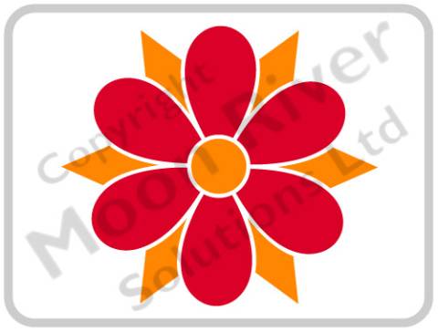 Simple Abstract Flower with Leaves Logo Design for £60 including ...